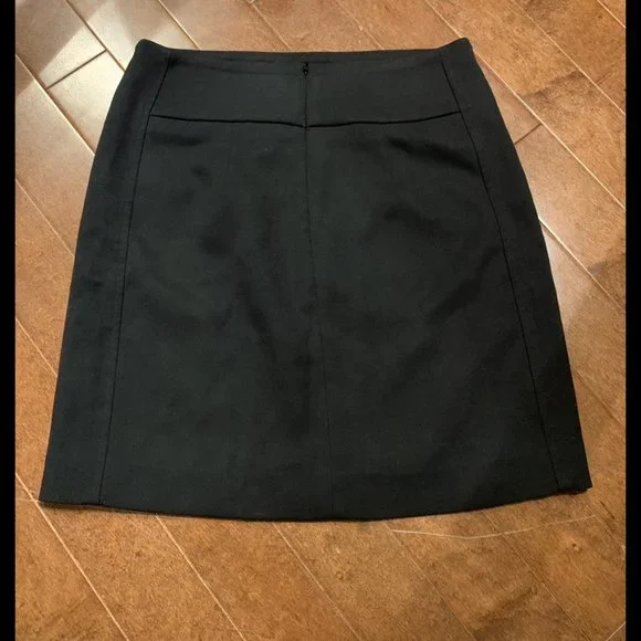 🔥3/$30 Ann Taylor Loft Faux Pockets A-Line Lined Skirt Above Knee Size 0 $98.00 - Picture 2 of 4
